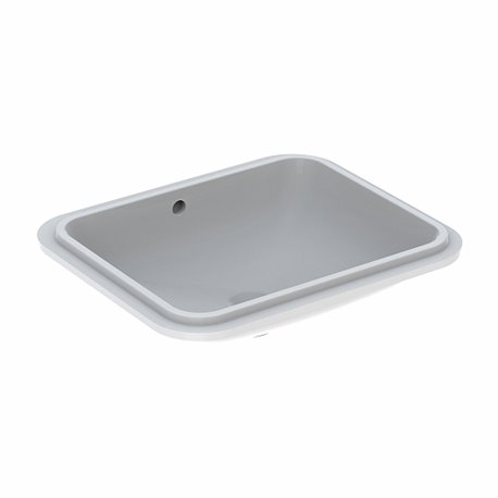 Geberit Variform 500.764.01.2 Vasque rectangulaire 50 cm avec trop plein