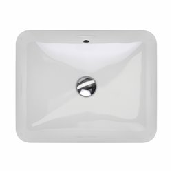 Geberit Variform 500.764.01.2 Vasque rectangulaire 50 cm avec trop plein