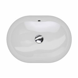 Geberit Variform 500.756.01.2 Vasque oblongue 55 cm avec trop plein