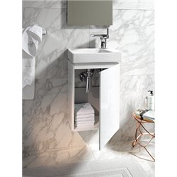 Geberit Xeno² 500.529.01.1, 40 cm cuve à gauche