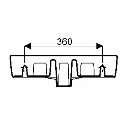 Prima Style compact Y00124200000, 50 cm cuve centrée