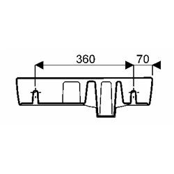 Prima Style compact 00124300000, 50 cm cuve à gauche