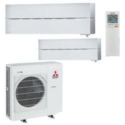 Design de luxe MXZ-3F68VF/2525/LNW, Tailles 25+25 Blanc Pur R32