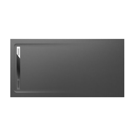 Aquos, AP6017D03E801200 2000 x 1000 x 35 mm Gris ardoise