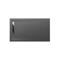 Aquos, AP60164038401200 1600 x 900 x 31 mm Gris ardoise