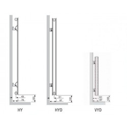 Radiateur eau chaude Altai HY 780 Watts - Réf : HY-200-035