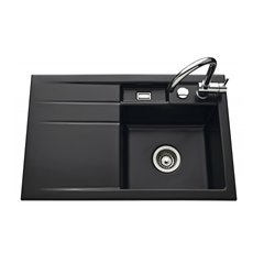 Bela, EV 5018 G 023 1 bac, 1 égouttoir à gauche Gris anthracite