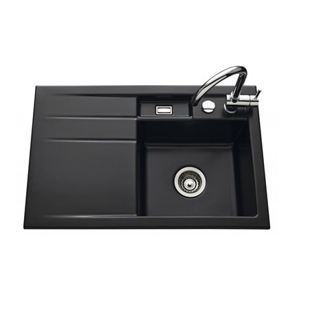 Bela, EV 5018 G 023 1 bac, 1 égouttoir à gauche Gris anthracite
