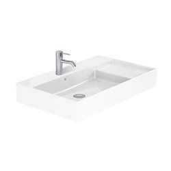 Inspira Lavabo Roca, A32752B000 800 x 490 x 120 1 trou perçé, 2 trous préperçés