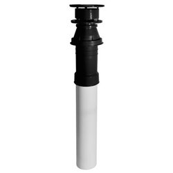 Ventouse verticale Ø80/125 terminal noir 341053 