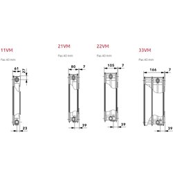 T6 3010 21VM750 0520, 750x520x80 mm 849 Watts