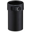 Adaptateur AP80PGI/9030 PGI Ø 80/130 mm Noir Poujoulat