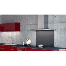 Crédence Verre Noir panneaux muraux 489874 900 mmx700 mm