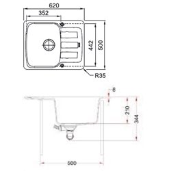 Antea Fragranit+ AZG611-62 250702 Blanc Artic
