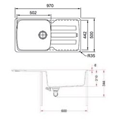 Antea Fragranit+ AZG611-97 251235 Blanc Artic
