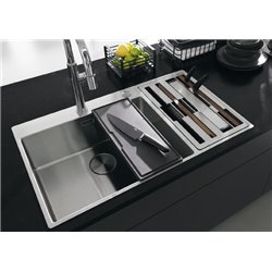 Box Center - Slimtop BWX220-54-27 661010 Inox petite cuve à gauche