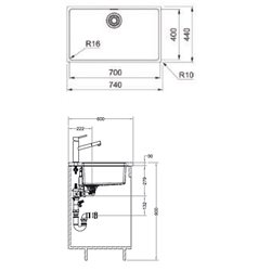 Maris Inox MRX110-70 658799 Vidage manuel