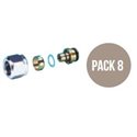 Pack n°8 raccord à compression pour tubes multi-couches C89091666 Pack n°8 14/18