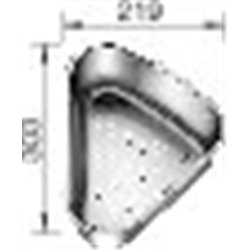 Vide sauce Delta II 232585, Inox