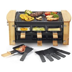 Raclette Grill 6 personnes KCWOOD6RP 900 W bois