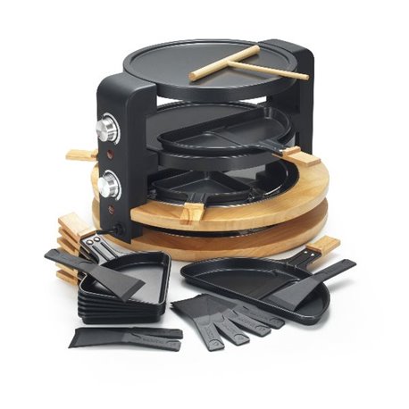 Raclette / Grill / Crêpes 8/10 personnes KCWOOD8SUPER 1500 W bois