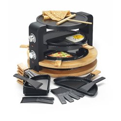 Raclette / Grill / Crêpes 8/10 personnes KCWOOD8SUPER 1500 W bois