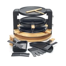 Raclette / Grill / Crêpes 8/10 personnes KCWOOD8SUPER 1500 W bois