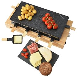 Appareil à raclette Grill & Crêpes Bois 8 personnes KCWOOD8MAXI 1500 W bois
