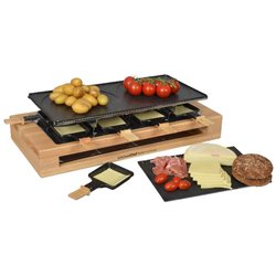 Appareil à raclette Grill & Crêpes Bois 8 personnes KCWOOD8MAXI 1500 W bois