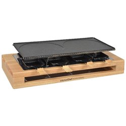 Appareil à raclette Grill & Crêpes Bois 8 personnes KCWOOD8MAXI 1500 W bois