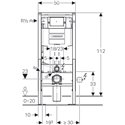 Bâti-support Geberit, 111.066.00.1