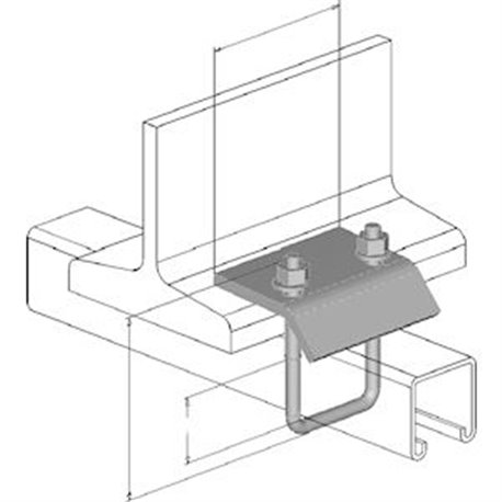 Etrier fil pour rails 41/21 ou 41/41 11091089