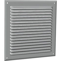 Grille extérieure aluminium circulaire GAC pas d'aillettes 20 mm