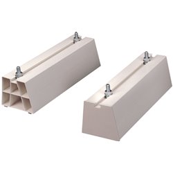 Support PVC 1540653 1000 mm portée 300 kg/support