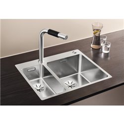 Andano 340/180IF/A 525247, Cuve double droite 585x500 mm