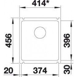 Subline 375 U 516035, 414x456 mm