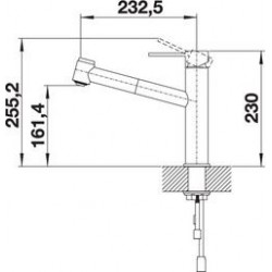 Ambis-S, 523119 Inox Brossé