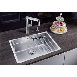 Lot de 2 rails Etagon 234164, Inox