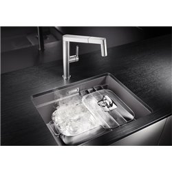 Lot de 2 rails Etagon 234164, Inox