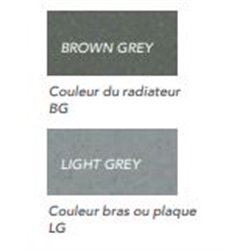 Sanaga eau chaude SA50860CBGLG Brown grey, light grey 777 Watts