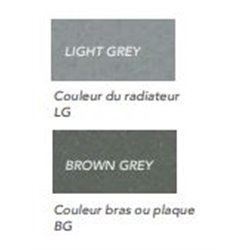 Sanaga eau chaude SA50860CLGBG Light grey, brown grey 777 Watts