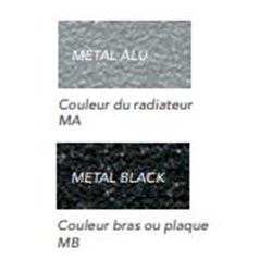 Sanaga eau chaude SA50860CMAMB Metal alu, metal black 777 Watts