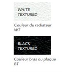 Sanaga eau chaude SA51260CWTBT White textured, black textured 1167 Watts