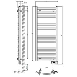 Bagana BA2150SEA, 500 Watts Cintré