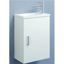 Ancoflash 736316 Pack meuble + lave-mains, Blanc