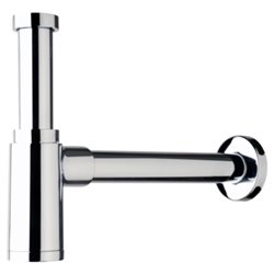 Siphon cylindrique 781043 Design laiton chromé