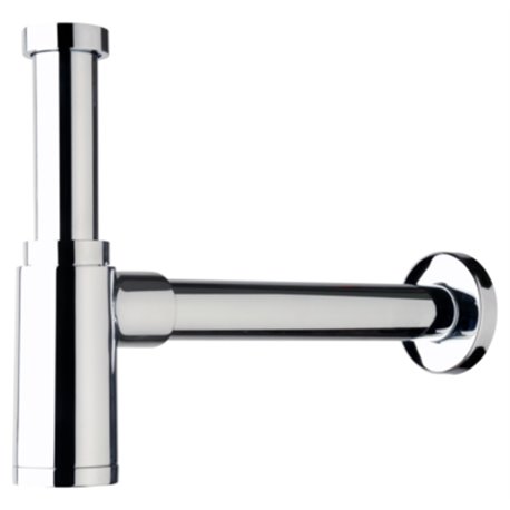 Siphon cylindrique 781043 Design laiton chromé