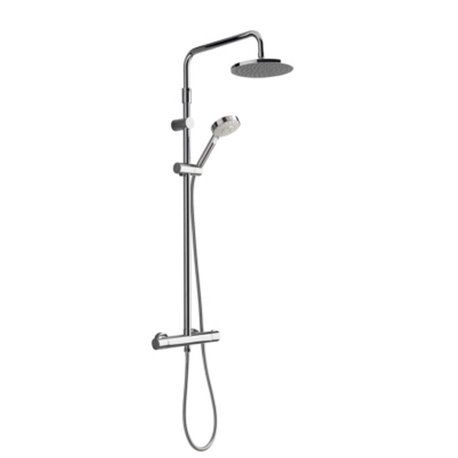 Colonne de Douche MyClub 180 Mitigeur Thermostatique Blanc/Chrome