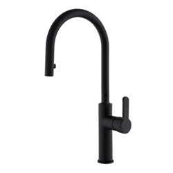 Capitole 2 860106 douchette extractible 1 jet noir mat
