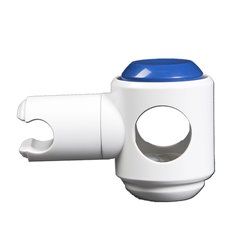 Coulisseau de douche bleu 1471